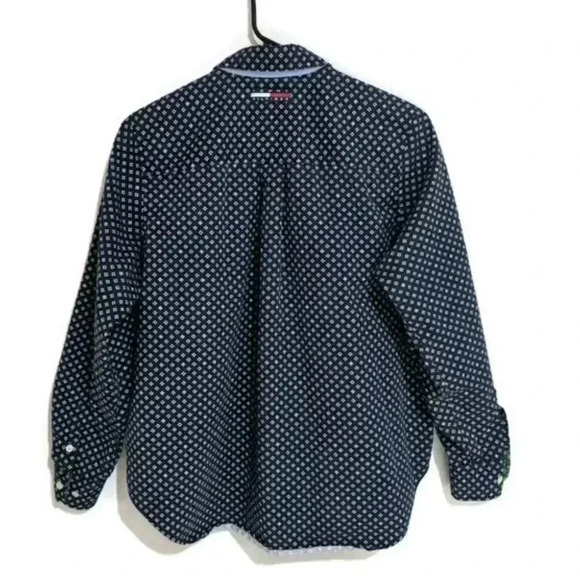 Vtg 90s Tommy Hilfiger Colorblock button shirt - Picture 5 of 5